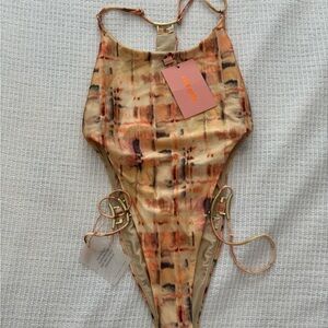 Cult Gaia Women’s Swimwear high waisted One Piece